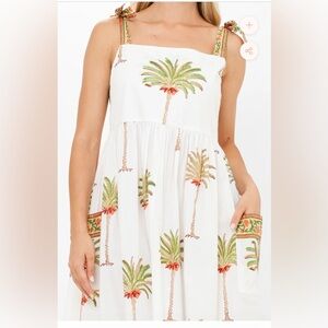 Oliphant tie midi dress